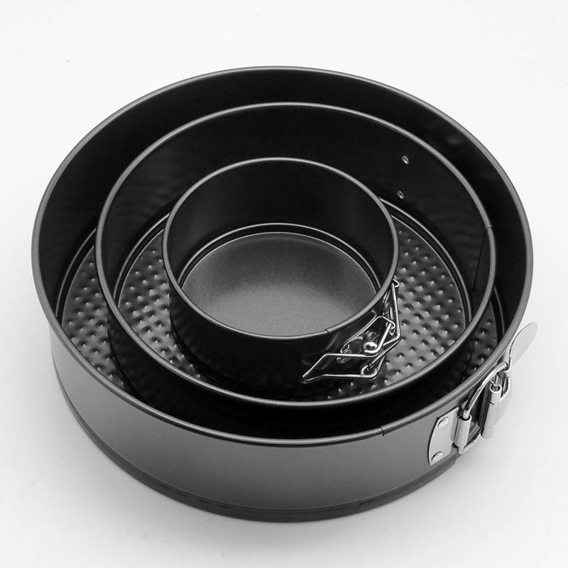 Nonstick Springform Cake Pan Set, 3-Piece