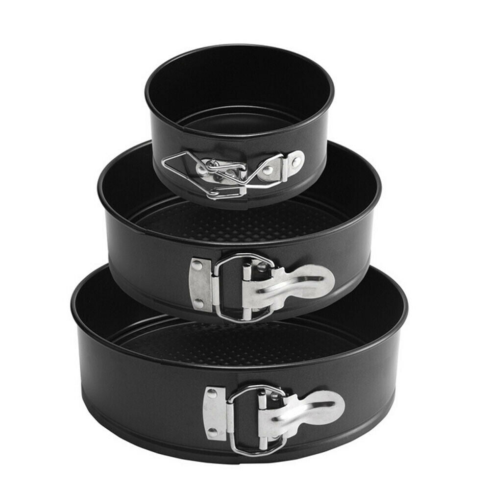 Nonstick Springform Cake Pan Set, 3-Piece