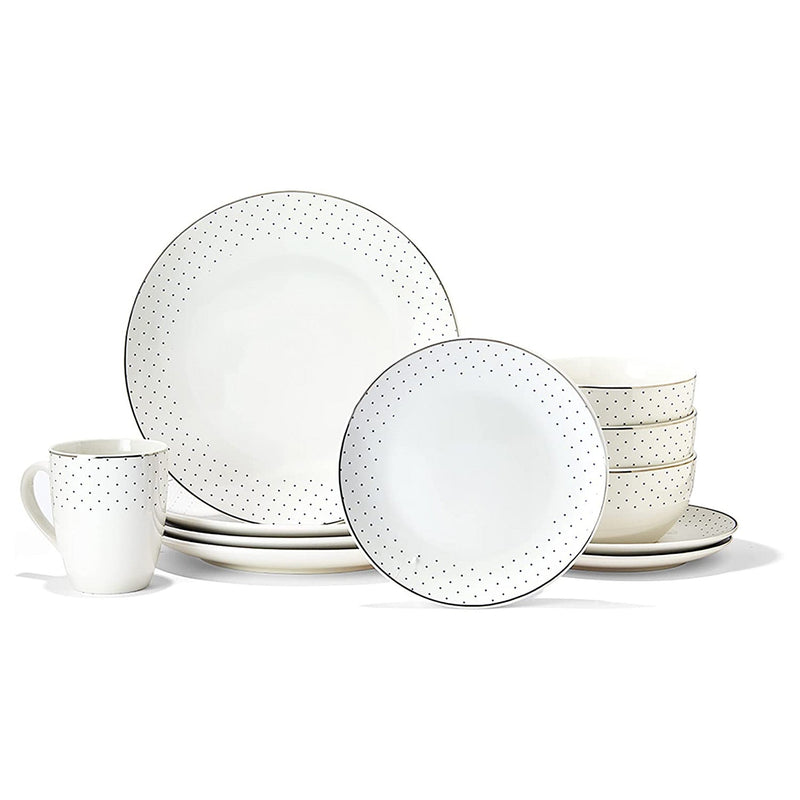 Isabelle Porcelain Dinnerware Set, 16-Piece