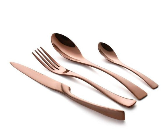 Stainless Steel Flatware, Black
