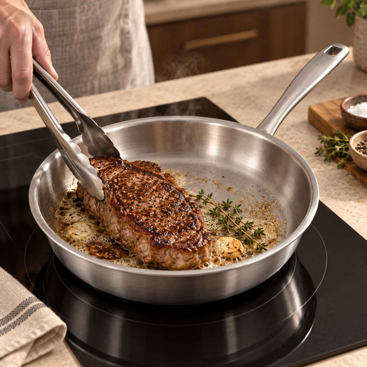 Maestro 5-Ply Stainless Cookware Set, 5-Piece