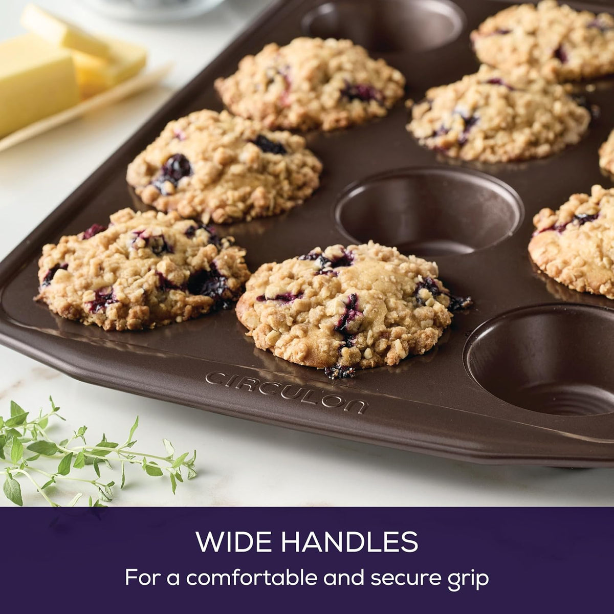 12-Cup Nonstick Muffin Tin for Enhanced Baking Performance