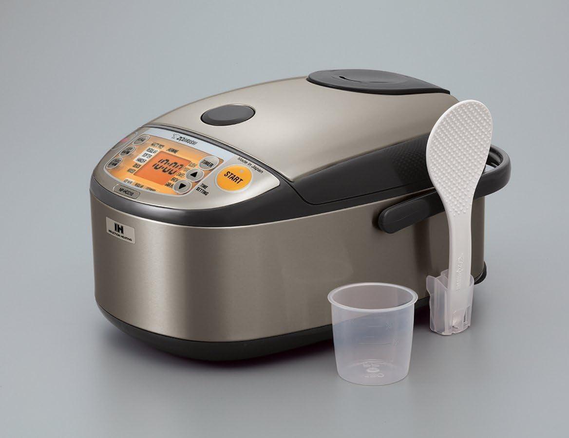 Cook Perfect Rice Every Time with the Zojirushi Induction Heating Rice Cooker - 5.5-Cup, Stylish Stainless Dark Gray! 🍚✨