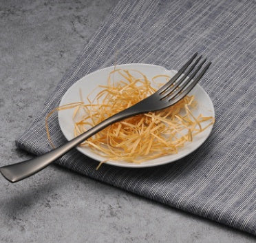 Stainless Steel Flatware, Black