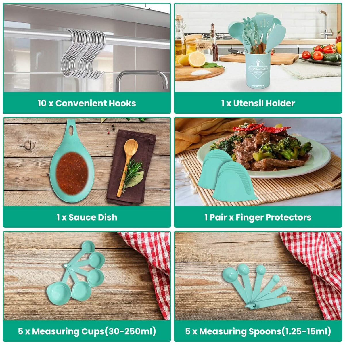 Kitchen Utensil Set, 35-Piece