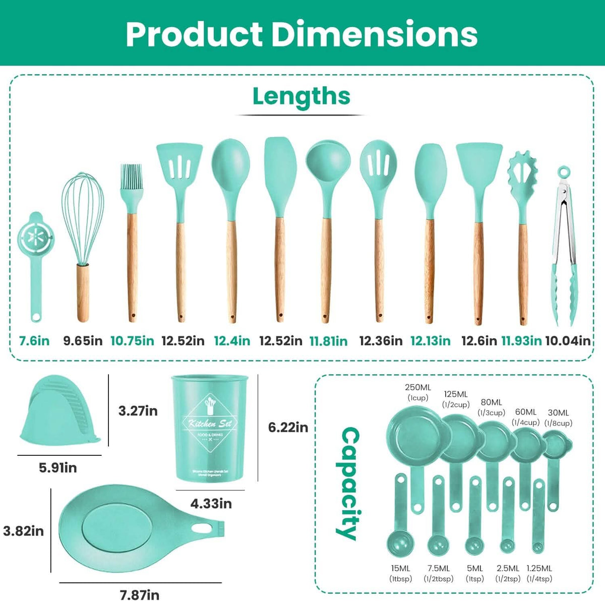 Kitchen Utensil Set, 35-Piece