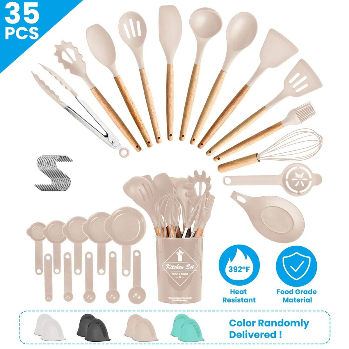 Kitchen Utensil Set, 35-Piece