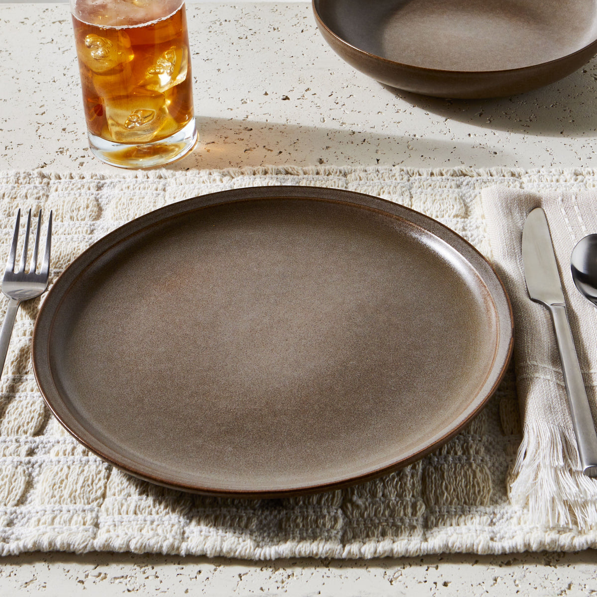 Transform your dining experience with the Better Homes and Gardens 12-Piece Brown Stoneware Dinnerware Set for 4! 🌟🍽️ #HomeDecor #DiningEssentials