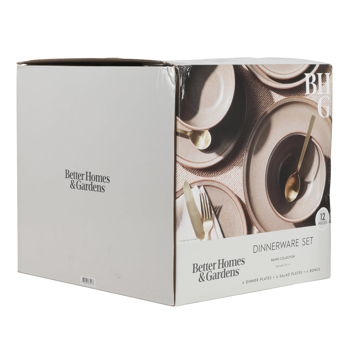 Transform your dining experience with the Better Homes and Gardens 12-Piece Brown Stoneware Dinnerware Set for 4! 🌟🍽️ #HomeDecor #DiningEssentials