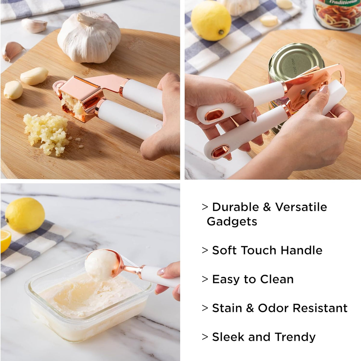 Elevate Your Cooking Game with Our Stunning 7-Piece Copper Plated Kitchen Gadget Set! 🍽️✨ #KitchenEssentials #CopperStyle