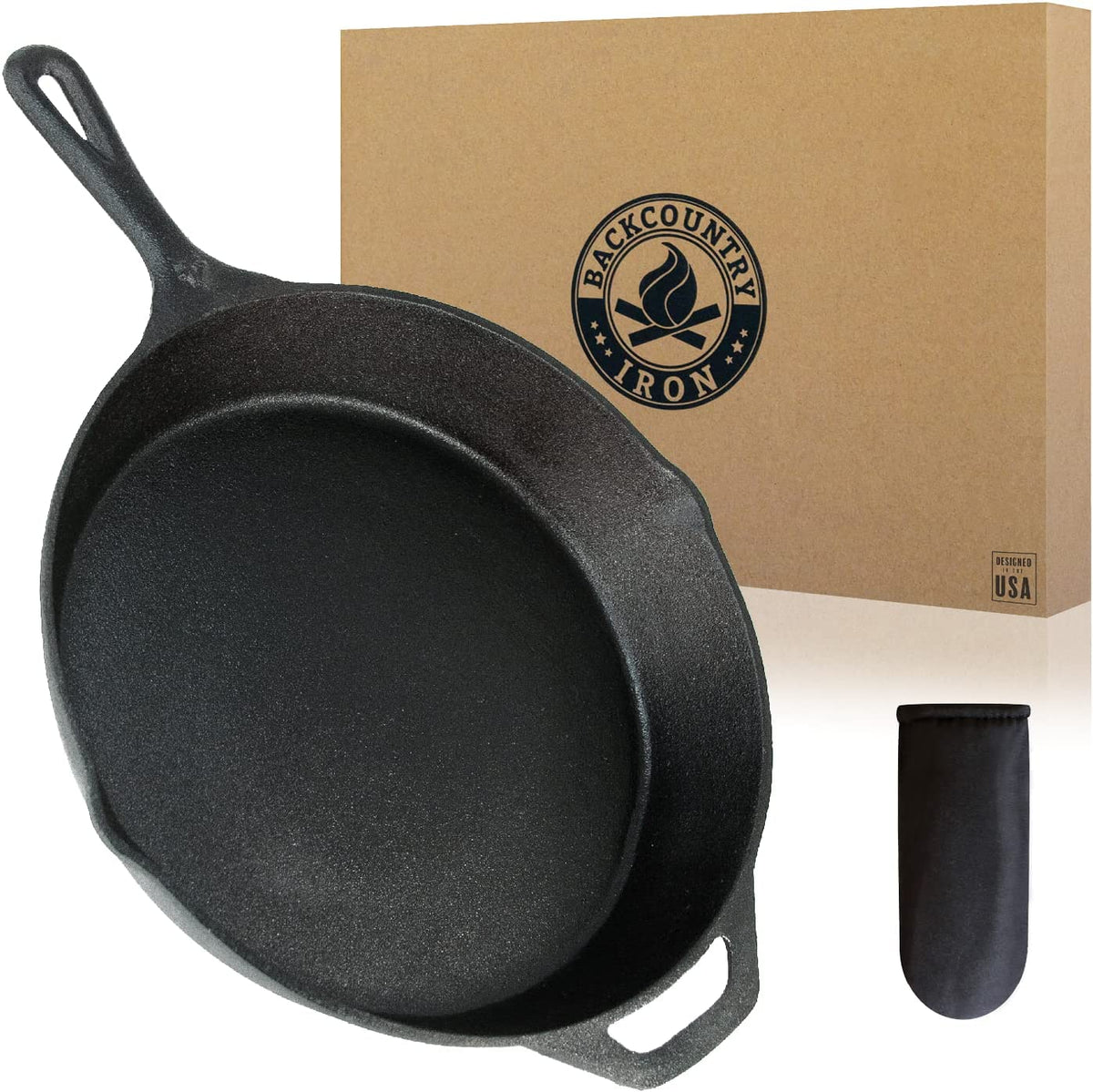 Upgrade your cooking game with this 12-inch pre-seasoned cast iron skillet! 🍳🔥 Perfect for every recipe! #CastIronCooking #KitchenEssentials