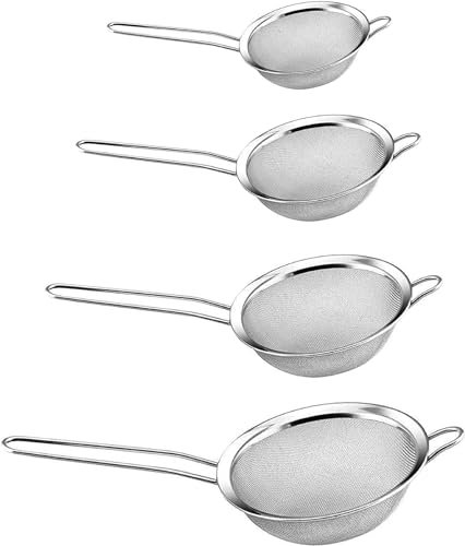 Stainless Steel Mesh Strainer, 6 in