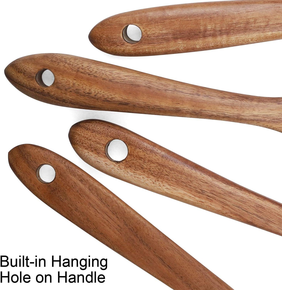 Elevate Your Cooking Game with Our 4-Piece Wooden Utensil Set! 🍳✨