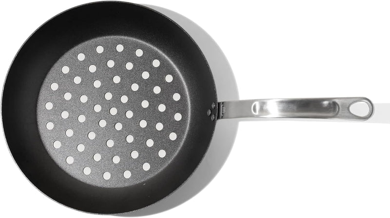 Made In Seasoned Carbon Steel Grill Pan, 12 in