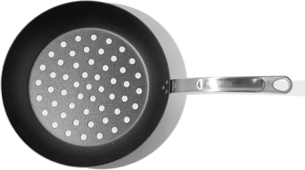 Made in Cookware - 12" Seasoned Carbon Steel Grill Frying Pan