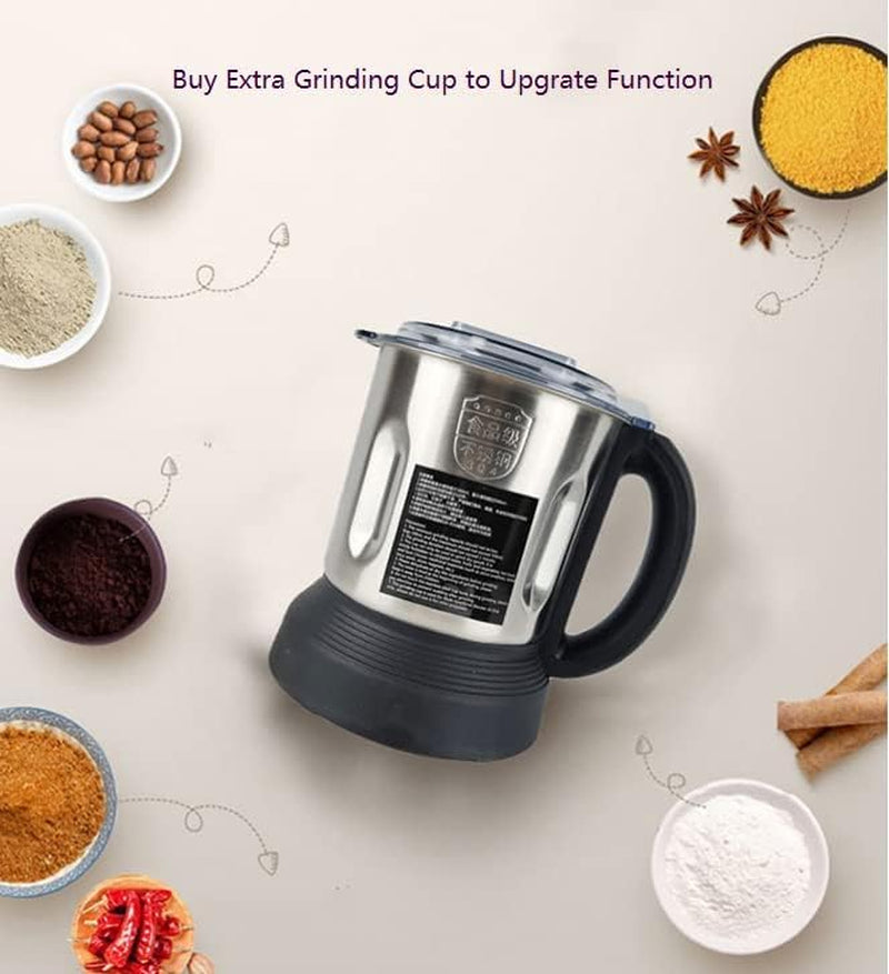 Cooking Blender JD-D16, Hot and Cold Blender for Soy Milk & Juice, Soup Maker with Stew Pot, 1.75L(59 Oz), 1200W, Black