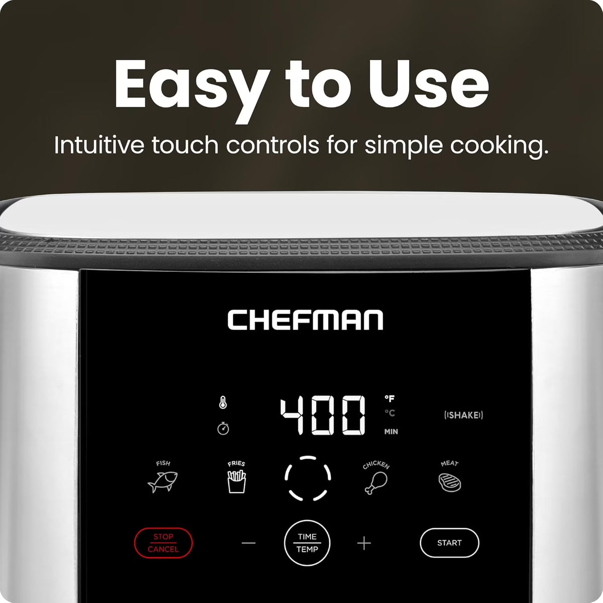 Upgrade your kitchen with the NEW Turbofry Air Fryer! 🌟 Digital controls & 5 Qt capacity in sleek stainless steel! 🍟✨ #HealthyEating #AirFryer