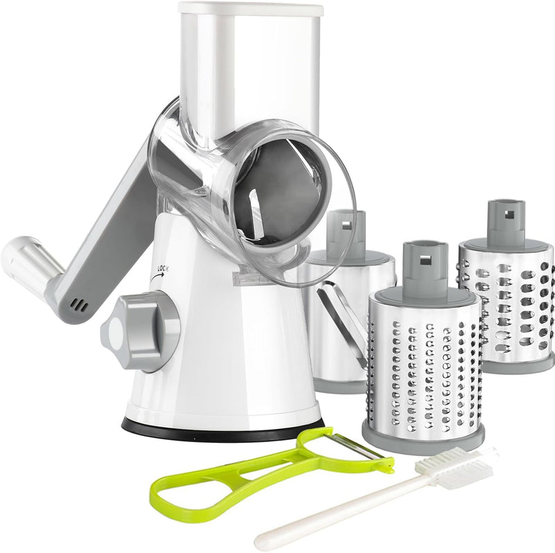 Hand-Crank Rotary Grater
