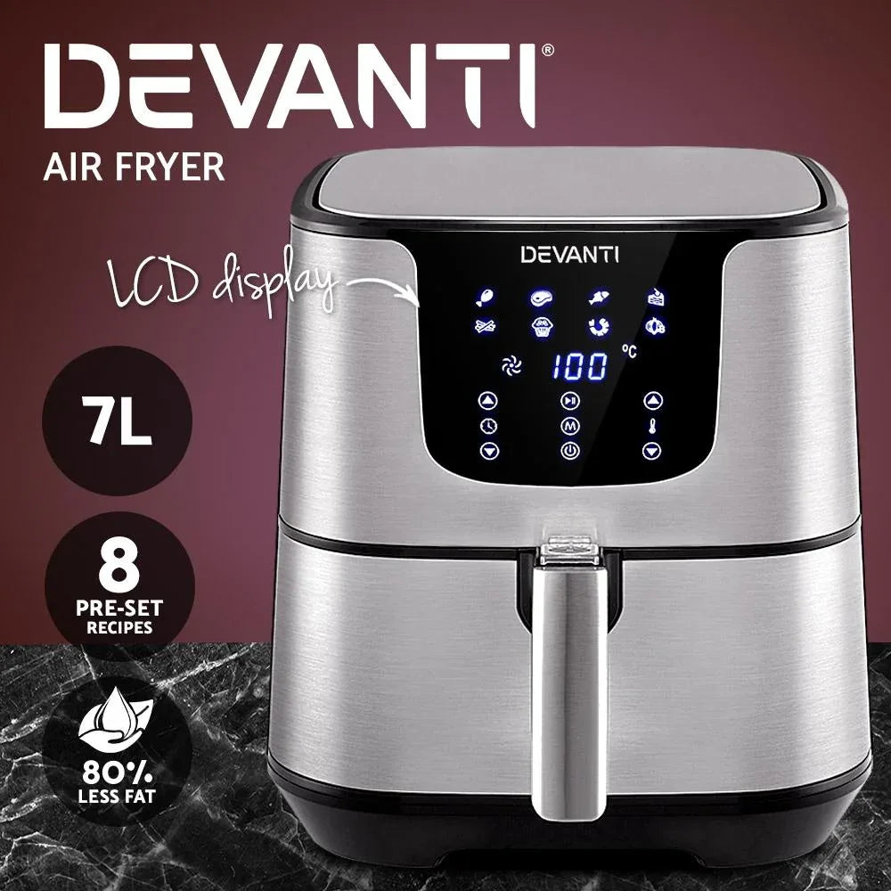 Devanti Digital Air Fryer, 7 L