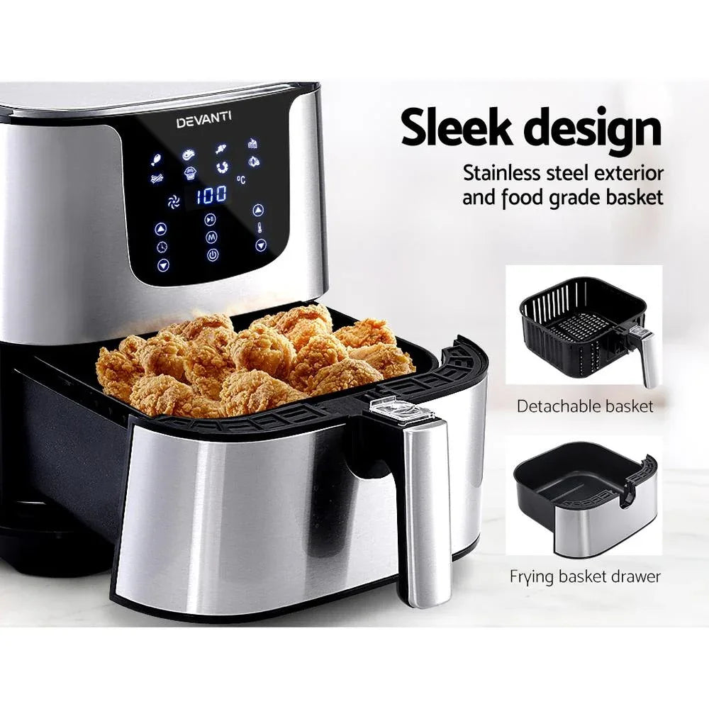 Devanti Digital Air Fryer, 7 L