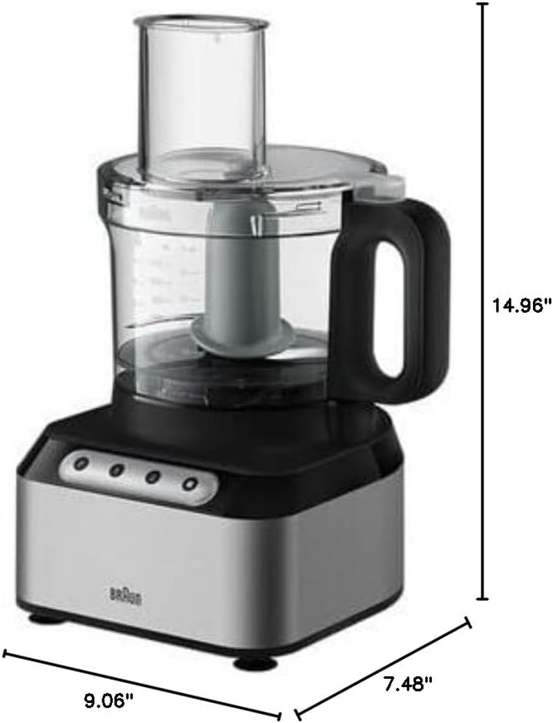 Braun EasyPrep Food Processor, 8-Cup