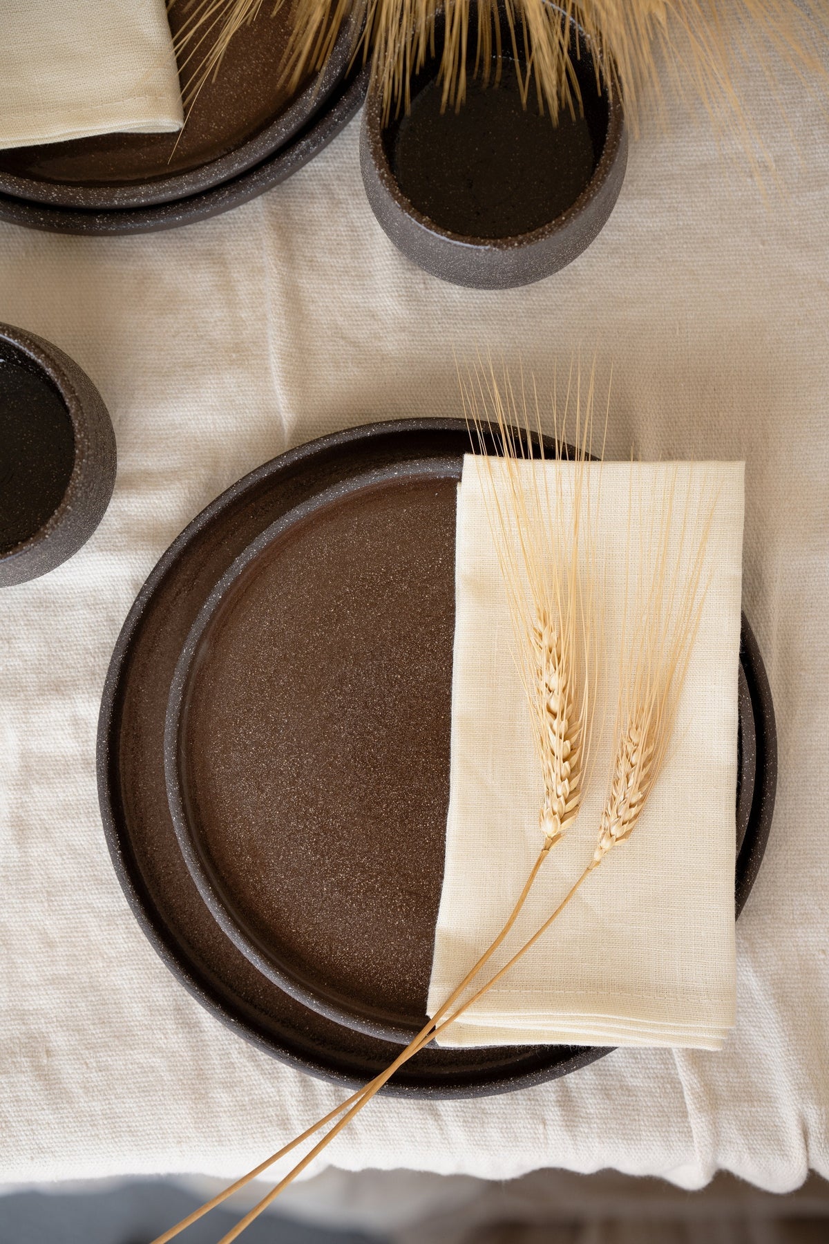 Creating Comfort Stoneware Plates, Pumpernickel