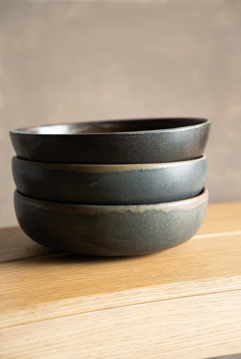Creating Comfort Stoneware Pasta Bowl, Rust