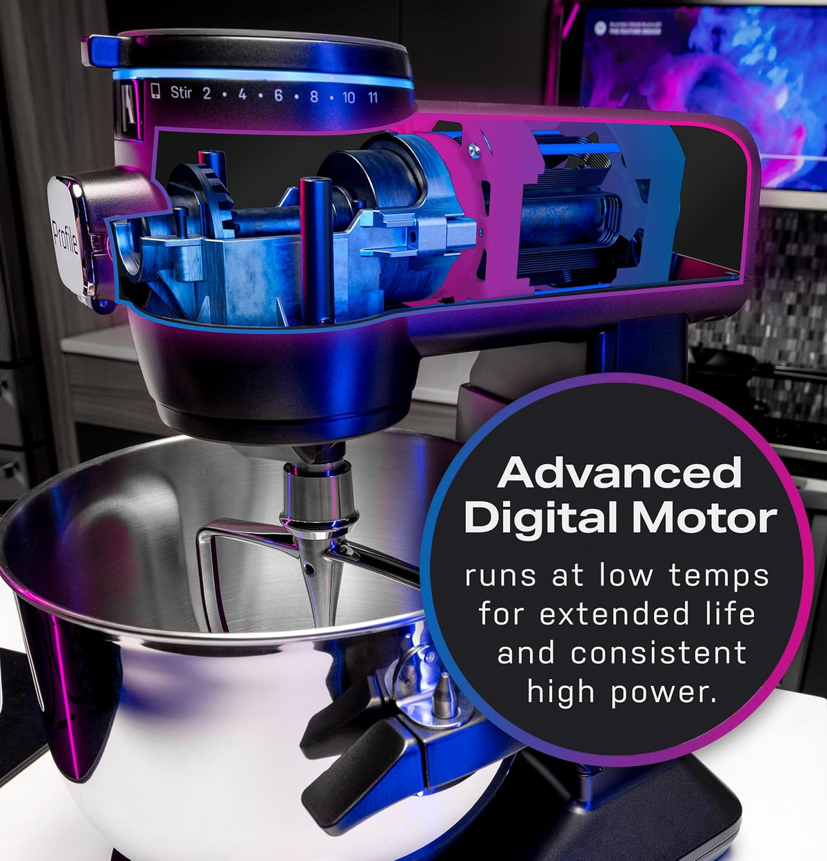 GE Profile Smart Stand Mixer, 7 qt