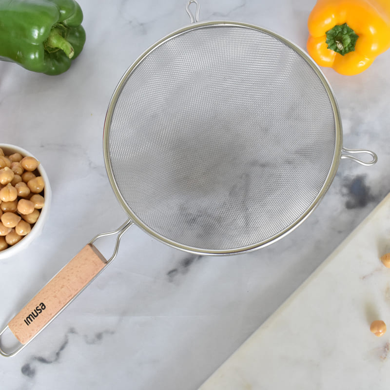 IMUSA Stainless Steel Strainer, 8 in