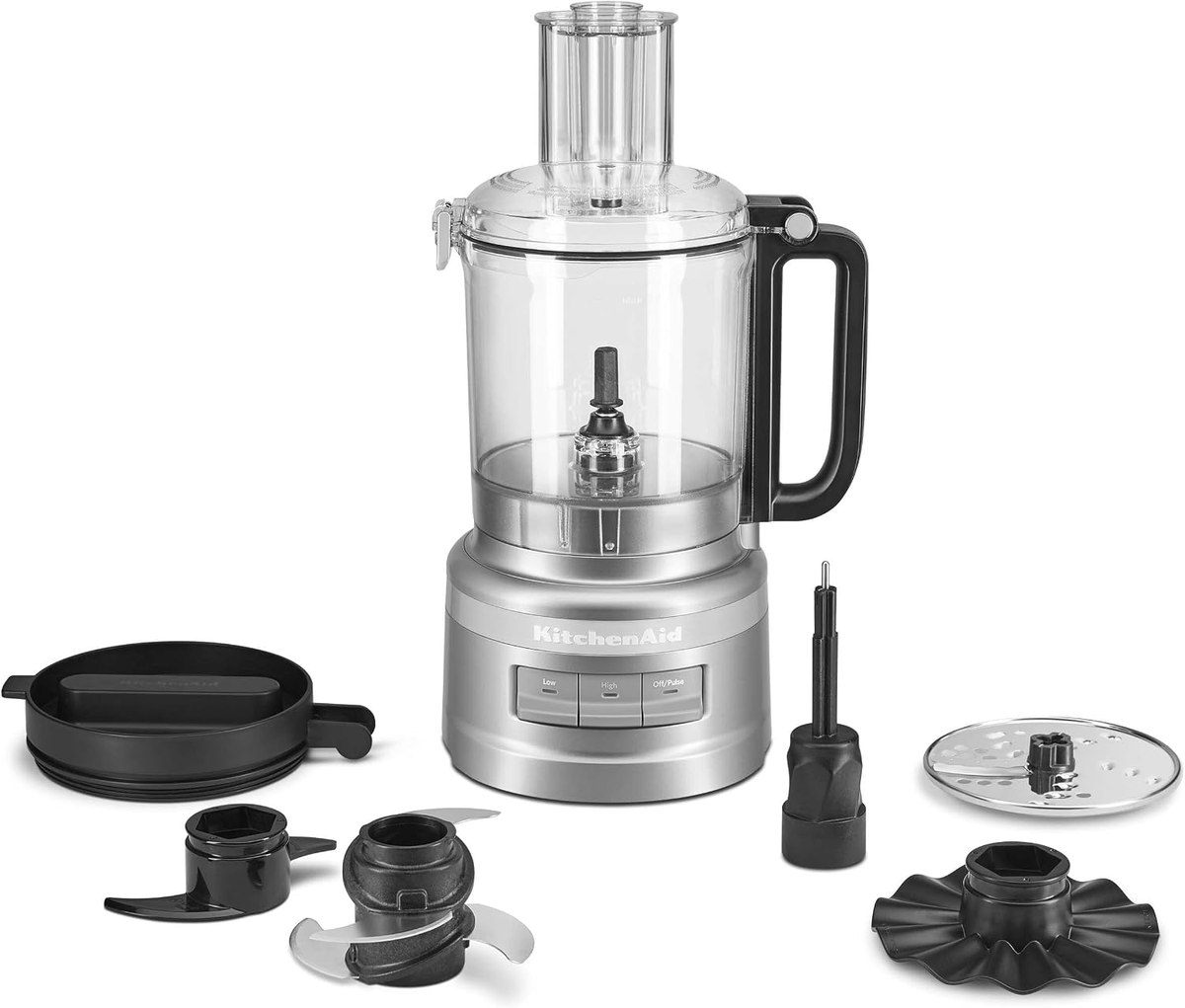 KitchenAid Food Processor, 9-Cup, Contour Silver