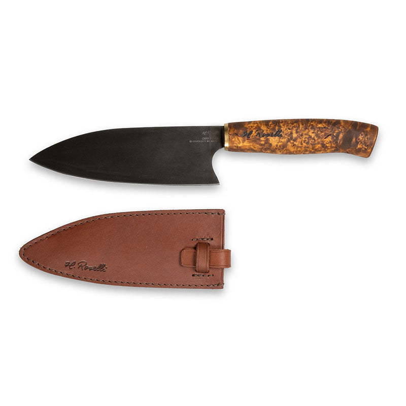 Santoku Knife with Dark Handle