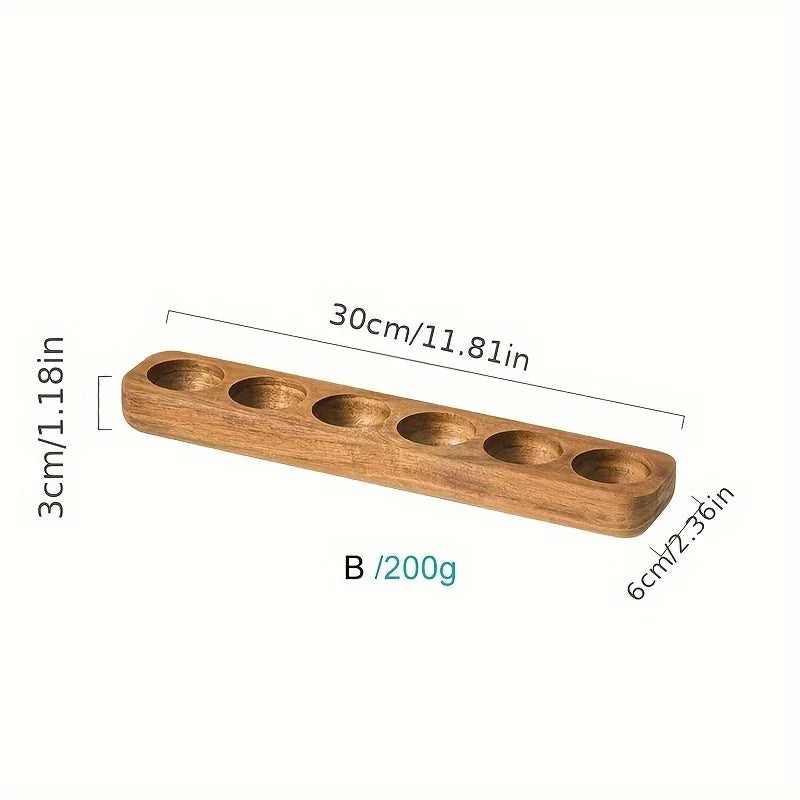 KEMORELA Wooden Egg Storage Organizer