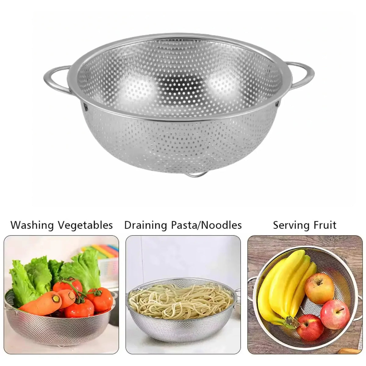 Stainless Steel Fine-Mesh Strainer