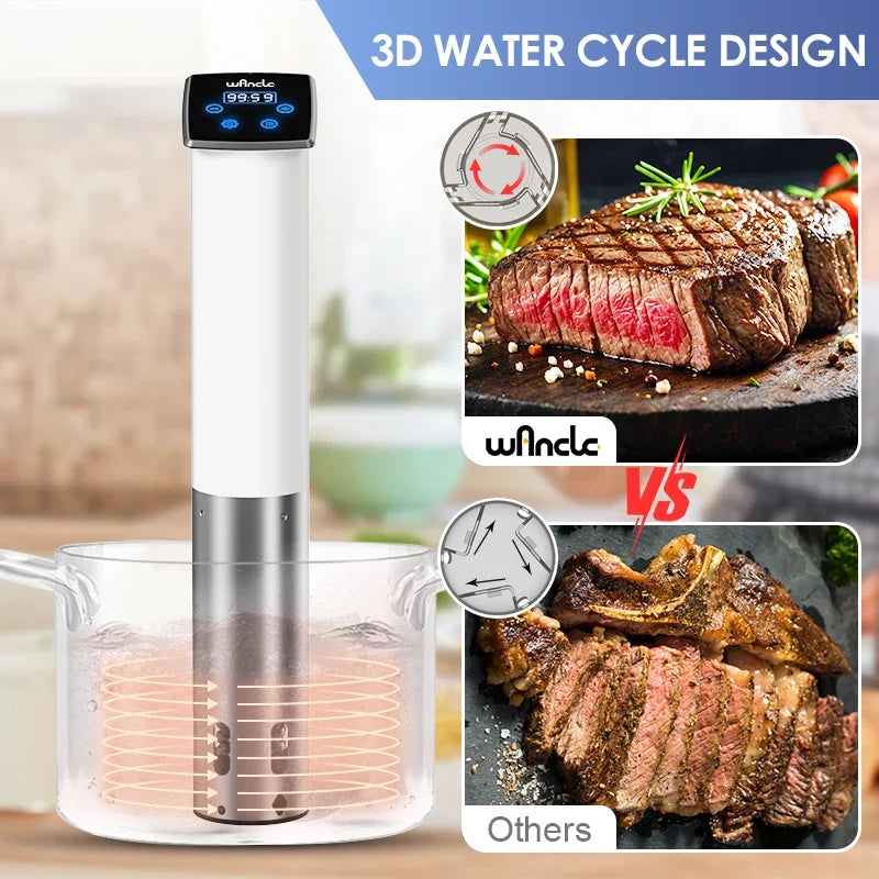 Wancle M800C Sous Vide Cooker, 1100W