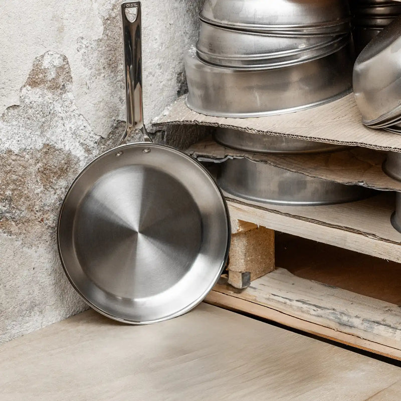 Cristel 1826 Stainless Steel Frying Pan Set, 2-Piece