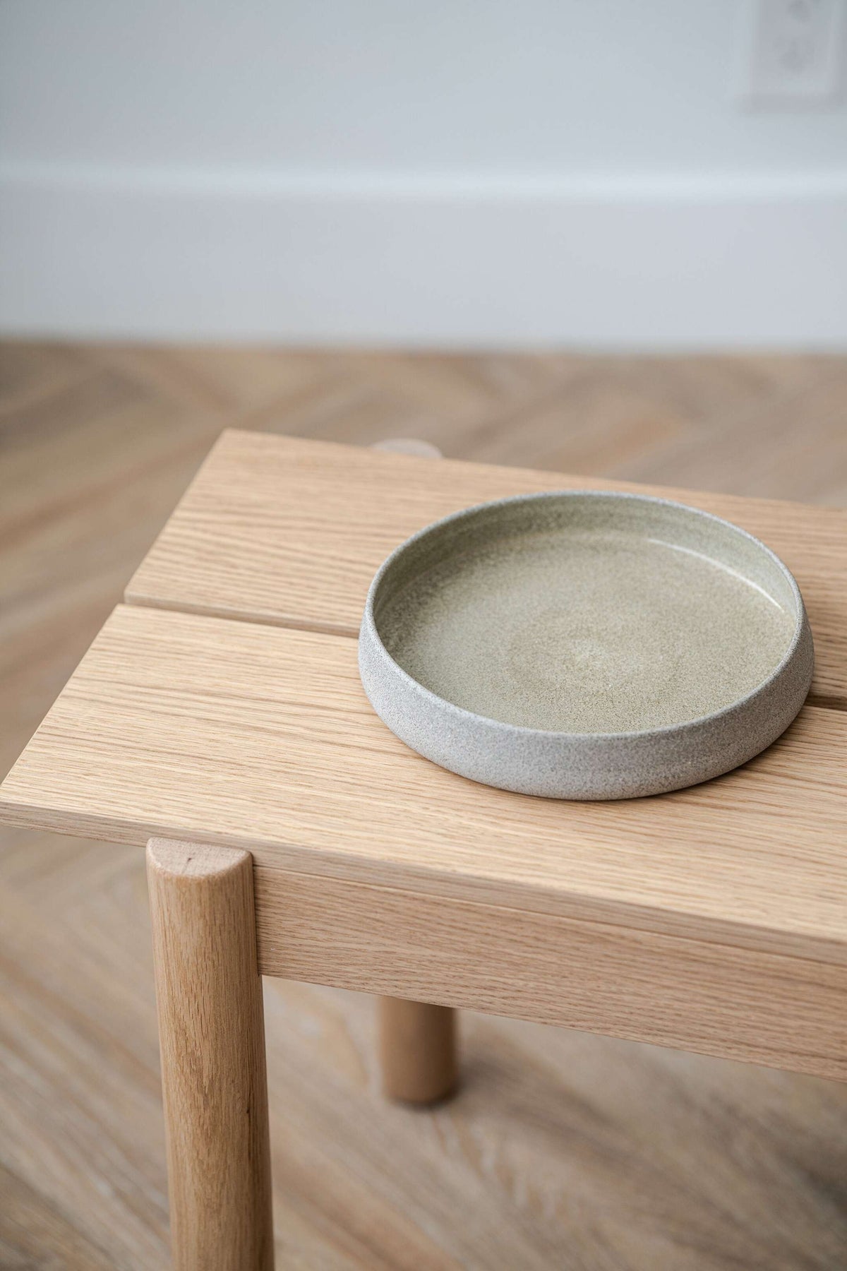 Creating Comfort High-Rim Stoneware Salad Plates