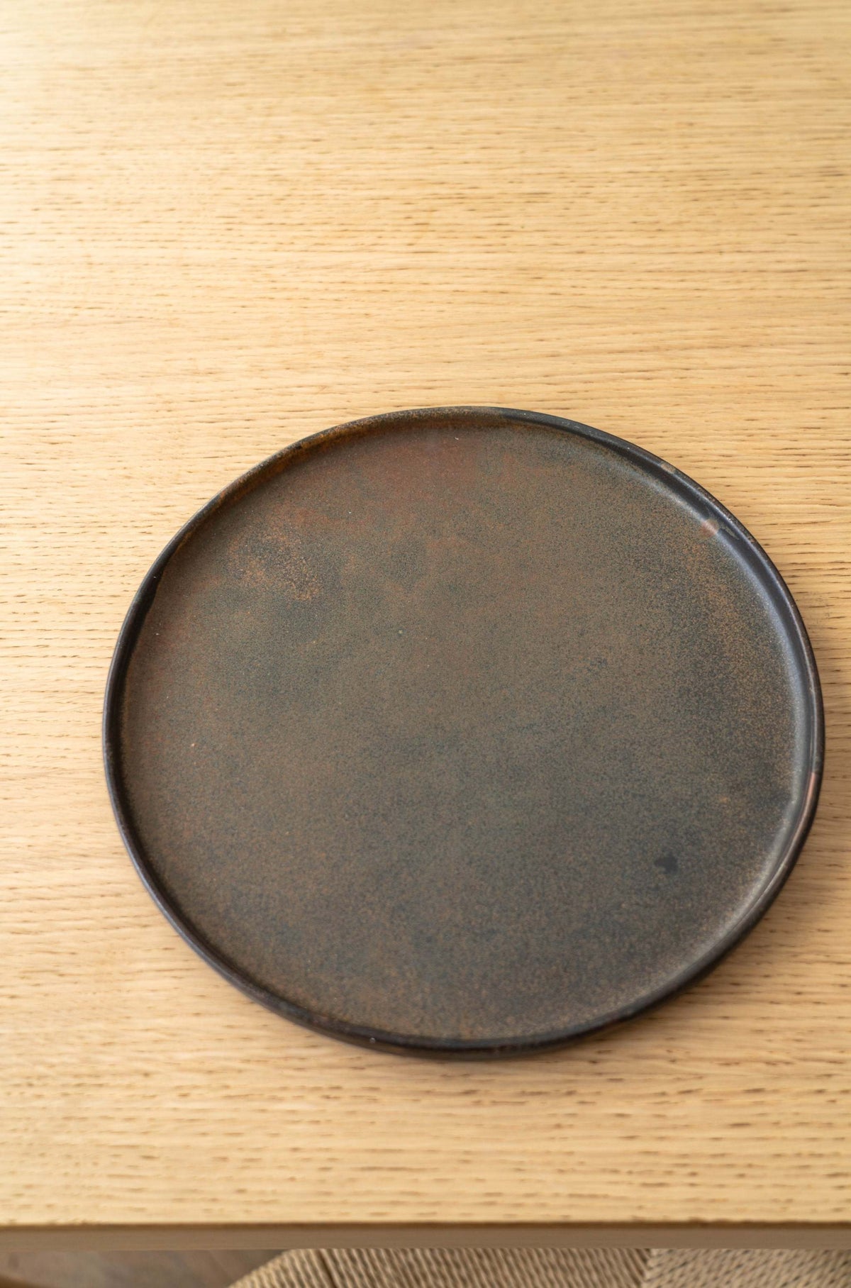 Creating Comfort Stoneware Plates, Rust