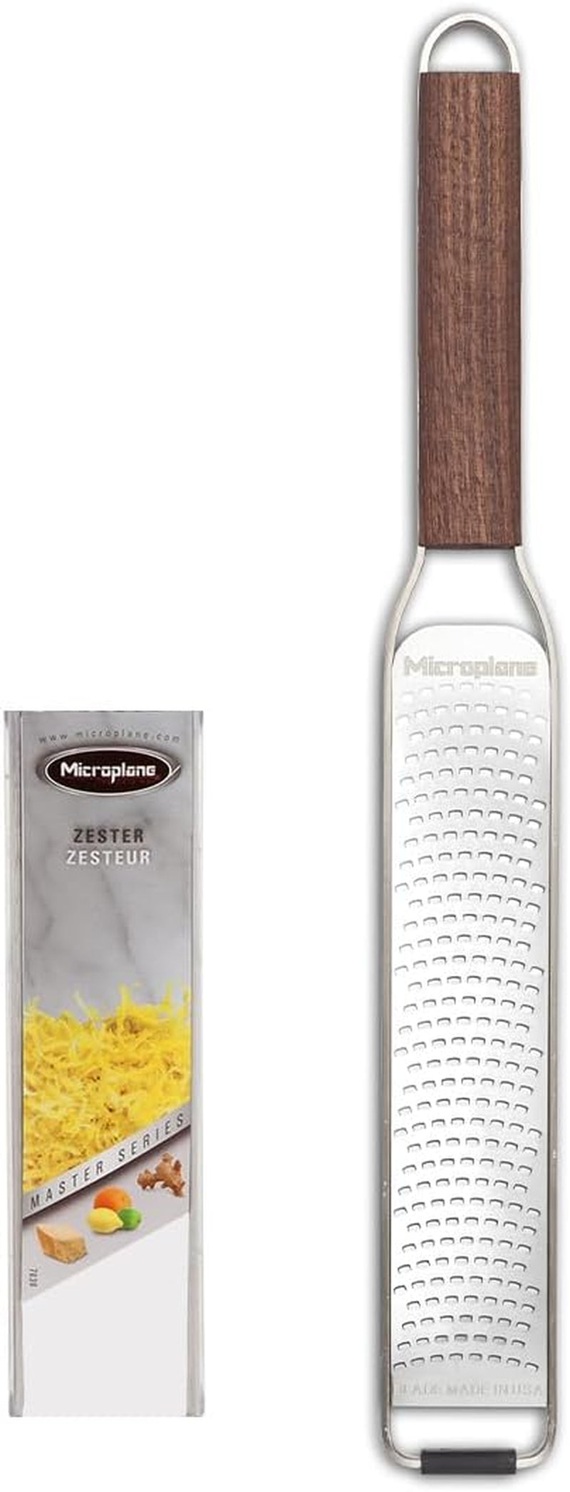 Microplane Master Series Zester with Walnut Handle
