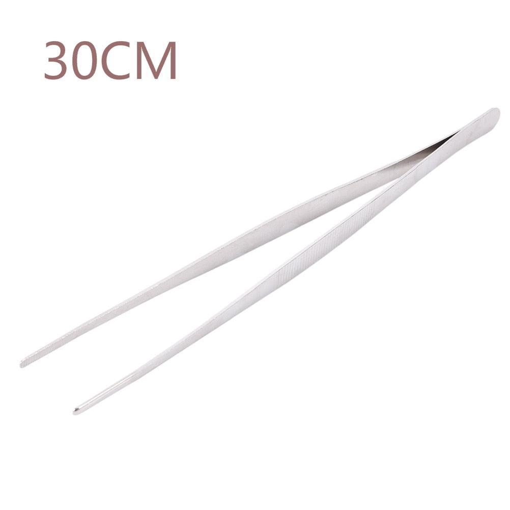 Stainless Steel Cooking Tweezers with Non-Slip Grip