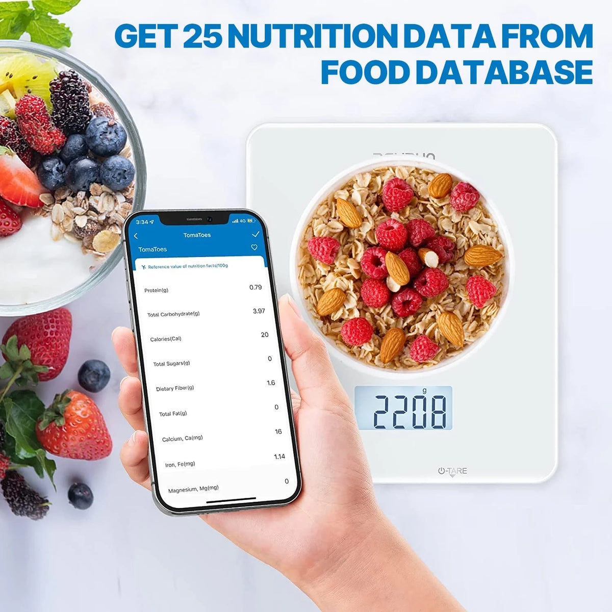 Smart Bluetooth Food Scale: Your Hi-Tech Kitchen Buddy! 🍽️📱✨