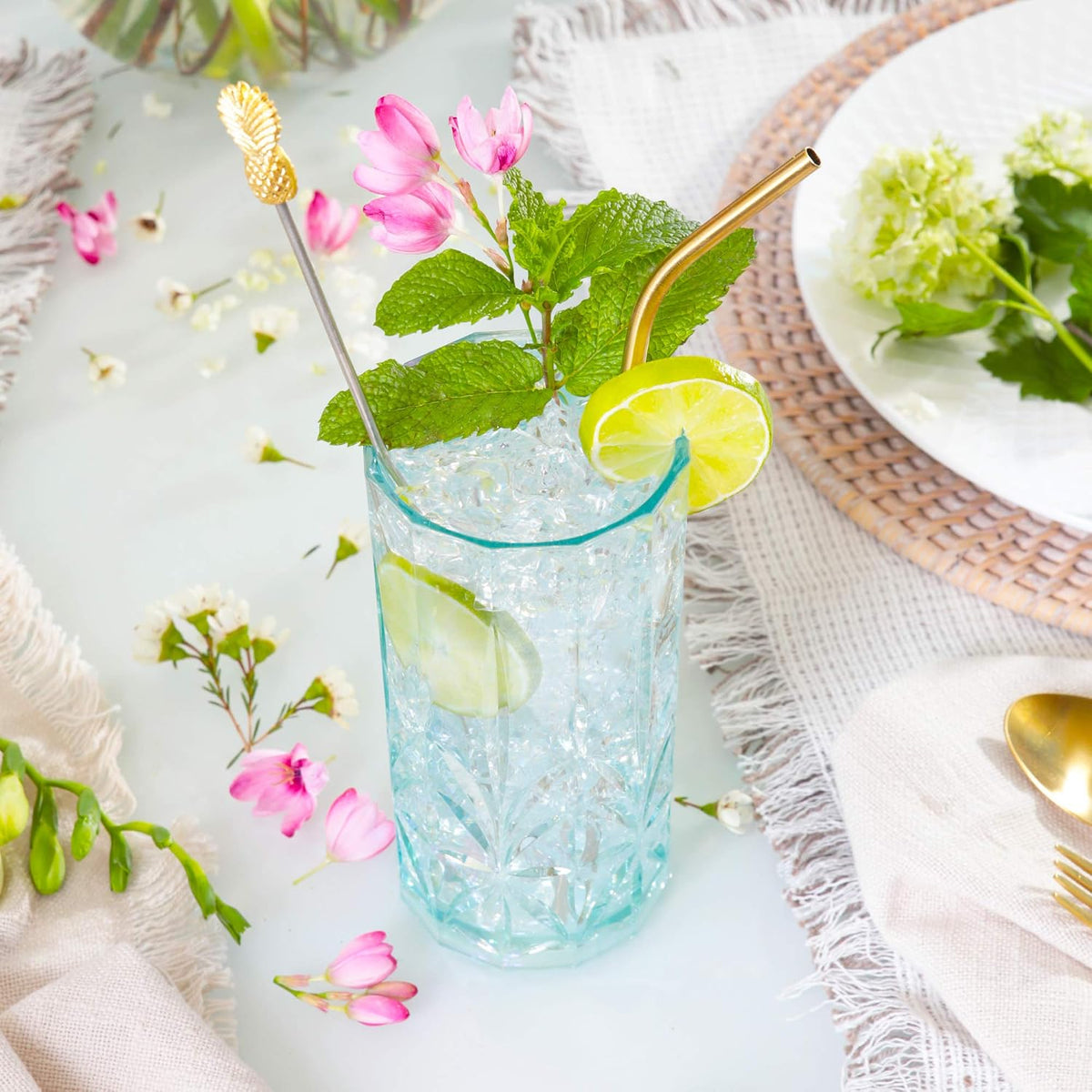 Myrtle Beach Tall & Short Tumbler - Teal, Shatterproof Drinking Glasses, Dishwasher Safe, BPA Free