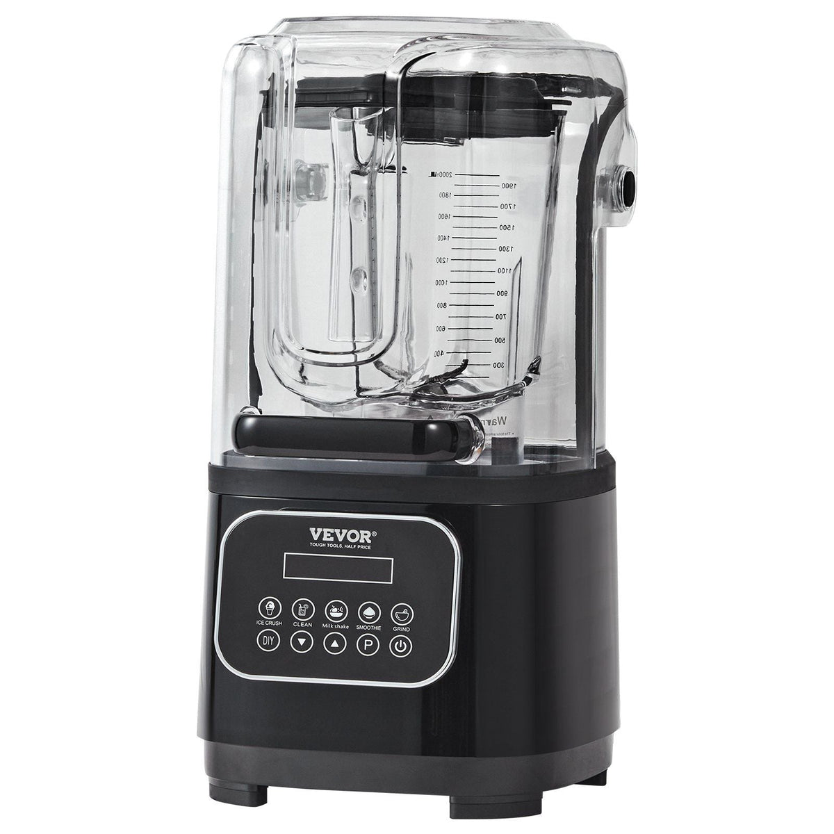 VEVOR Countertop Blender with Sound Shield, 68 oz
