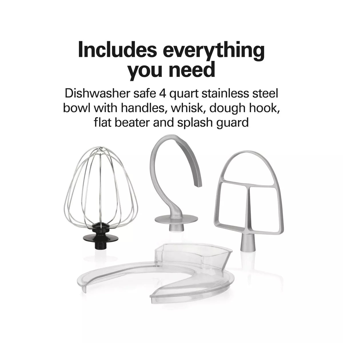 Hamilton Beach 7-Speed Hand Mixer - Red: Metal Stand Mixer, 300W, Dishwasher-Safe Parts, 1 Year Warranty