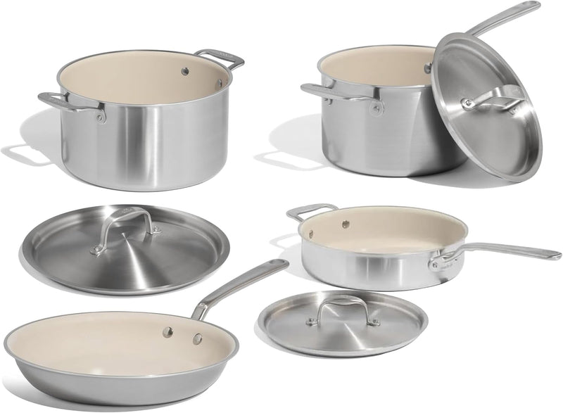 Made In Ceramic Nonstick Cookware Set, 7-Piece