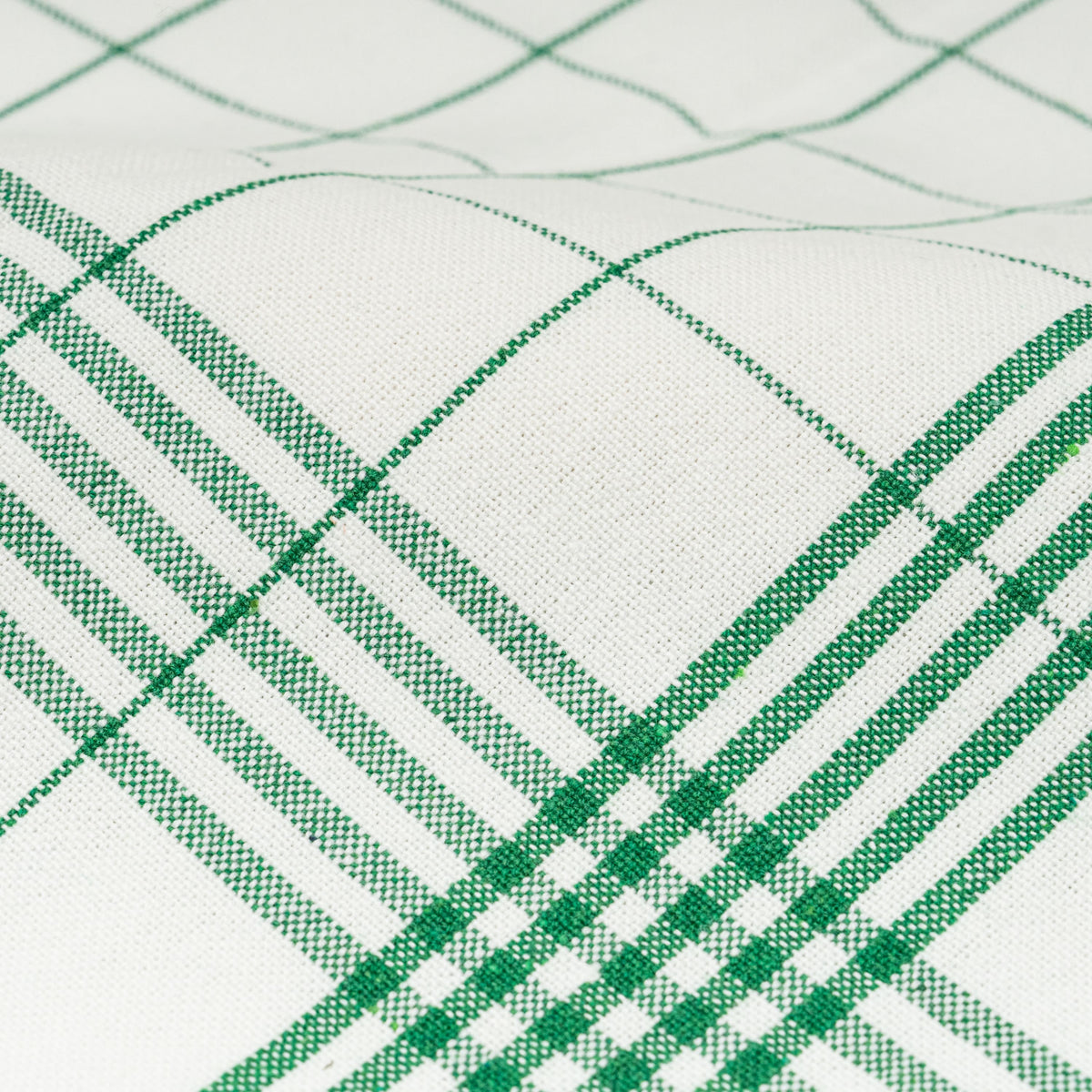 Organic Cotton Mart Windowpane Kitchen Towels, Set of 6