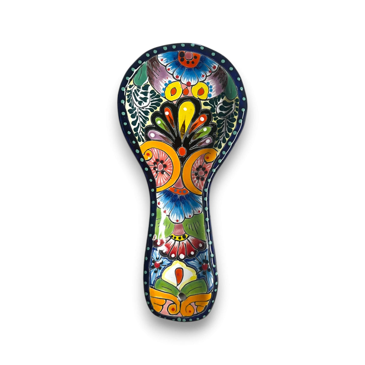 Hand-Painted Talavera Spoon Rest