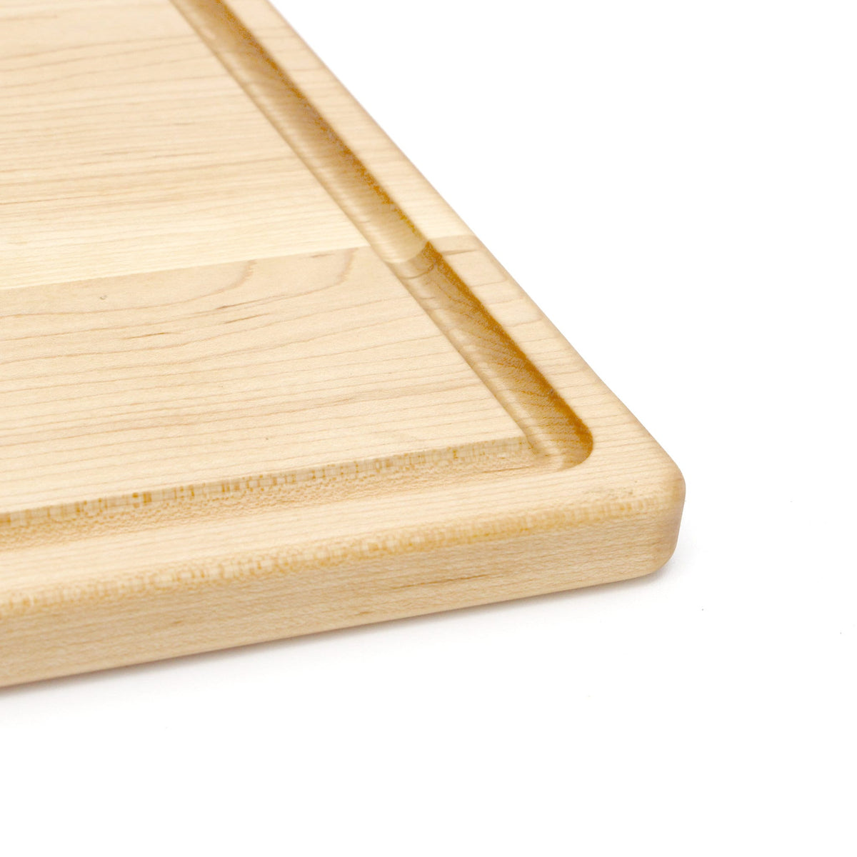 Wood Cutting Board with Juice Groove, 18 x 12 in