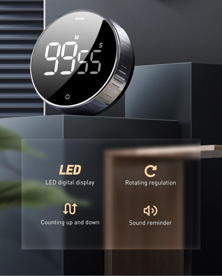 Magnetic LED Digital Kitchen Timer