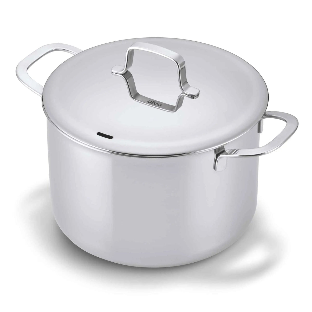 Alva 5-Ply Stainless Steel Stock Pot with Lid, 7 qt