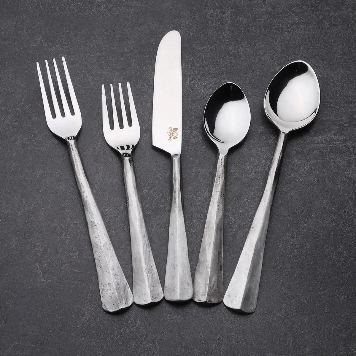 Ridge Flatware Place Setting, 5-Piece